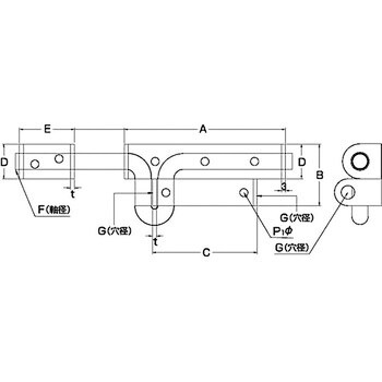 SL-N-SU-00-120 ストロングラッチステンレス 120 1個 ストロング金属