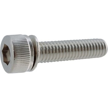 ギザ付皿ばね座金付六角穴付ボルト TRUSCO