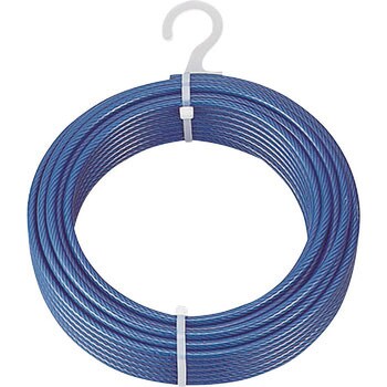 メッキ付ワイヤーロープ PVC被覆タイプ