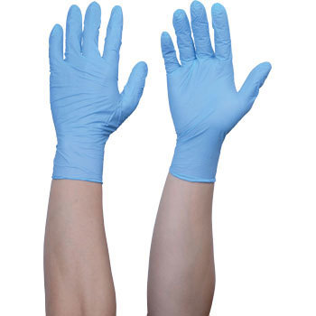 TGPN08BL-10C 10箱入り使い捨てニトリル手袋TGスタンダード TRUSCO 89711308