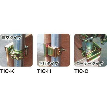 板止めクランプ 直交 板厚12mmまで TRUSCO