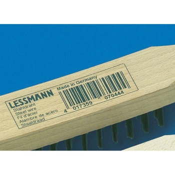 4行 ロング木柄ハンドブラシ LESSMANN