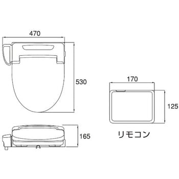 EW9100 温水洗浄便座 シャワンザ 1台 SANEI 【通販サイトMonotaRO】