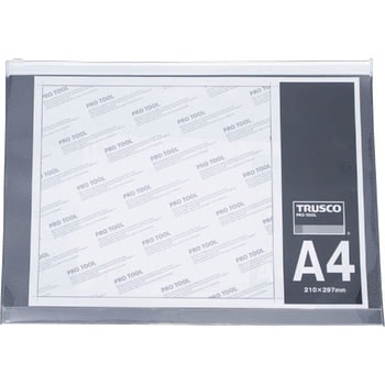 SFC-A7 ファスナー付クリアケース TRUSCO 89735485