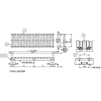 MSS57A300715 三鈴 スロットインローラコンベヤ MSS57型 径57．2X1．4T