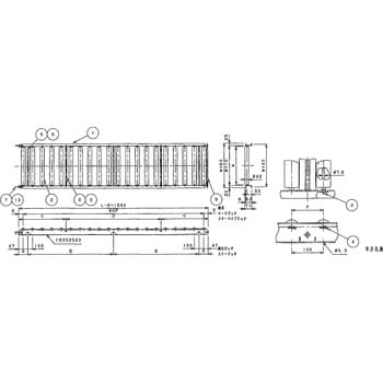 MR42301020 三鈴 樹脂ローラコンベヤMR42型 径42X2．5T 三鈴工機 