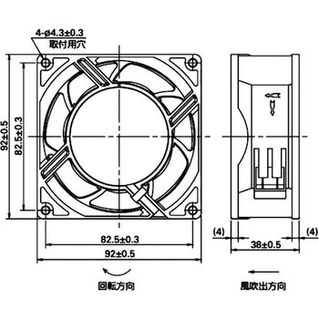 ACDCファン セット 山洋電気