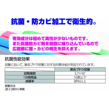 F-115-3-B-BL YSカラースノコ・セフティ抗菌キャップ付き 1セット 山崎