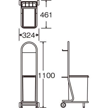 YA-62L-ID 傘入れ袋スタンド 1台 山崎産業(CONDOR) 【通販サイトMonotaRO】