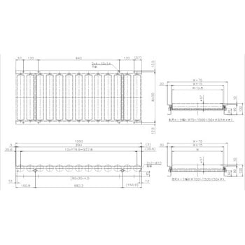 FHM57R-WS-W900-P100-L3000 メイキコウ FHM57R-WS-W900-P100-L3000