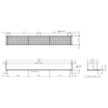 FLC19R-QS-W200-P30-L3000 軽荷重用ローラーコンベア(Φ19 スチール製