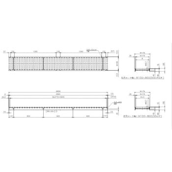 FLN42R-TS-W200-P75-L3000 軽荷重用ローラーコンベア(Φ42.7 スチール製ローラ・スチール製フレーム) 1台 メイキコウ  【通販モノタロウ】