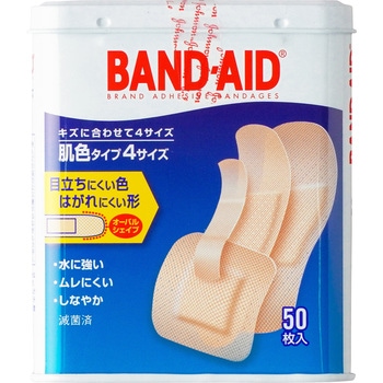 - バンドエイド 肌色タイプ 4サイズ Kenvue 89825836
