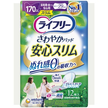 - ���C�t���[ ����₩�p�b�h ���M�����[�p�b�N ���j�E�`���[�� �����ԁE��ł����S�p �z����170mL  1��(12��) 89828225