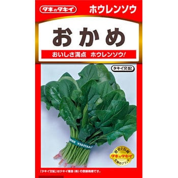 タネ ホウレンソウ おかめ タキイ種苗 野菜の種 通年 通販モノタロウ Asp021