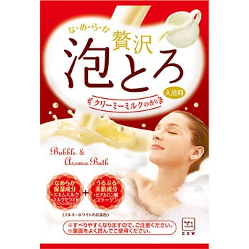 お湯物語贅沢泡とろ入浴料 1個(30g) 牛乳石鹸共進社 【通販モノタロウ】