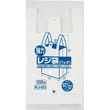 レジ袋60号白(西日本50号) ジャパックス