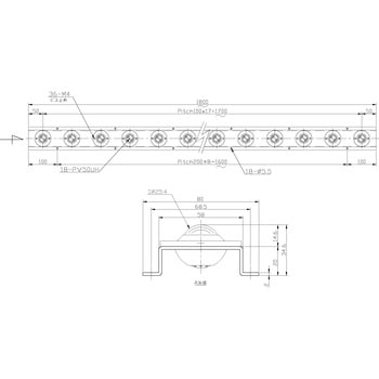 プレインベア PVU シリーズ  スチール製 (プレス成型品 ユニット) エイテック(ATEC)