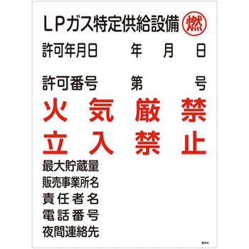 高圧ガス標識 日本緑十字社