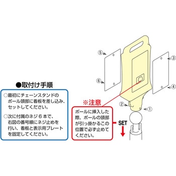 チェインスタンド用ヘッド 日本緑十字社