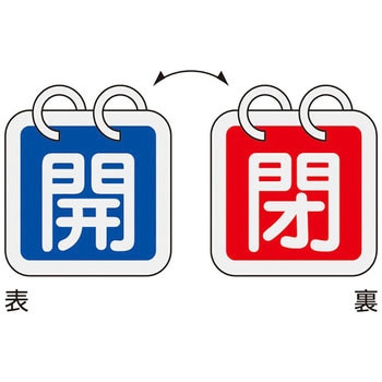 バルブ開閉札 日本緑十字社