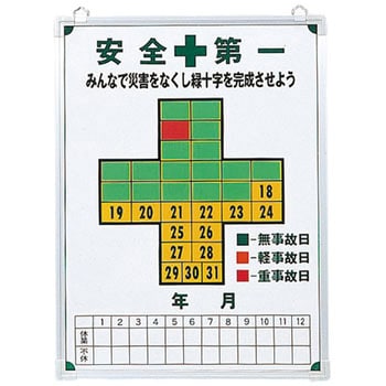 無災害記録板 記録?４５０-