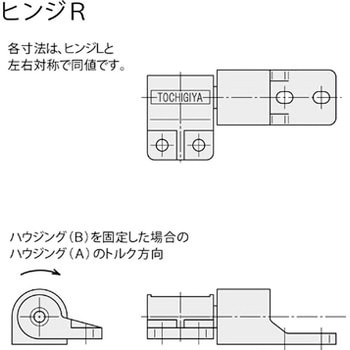 フリーストップヒンジ(ワンウェイ) 栃木屋