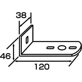 バスマーカーランプ取付ステー L型 JET INOUE(ジェットイノウエ)