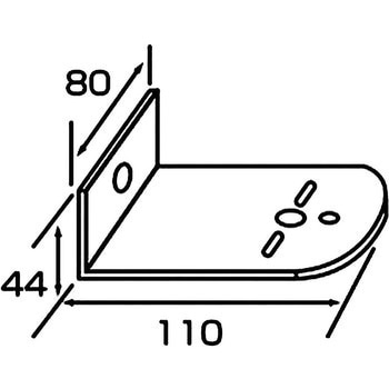 バスマーカーランプ取付ステー L型 JET INOUE(ジェットイノウエ)