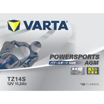 VARTA 二輪用バッテリー VARTA(バルタ) 液入りタイプ(電解液注入済 ...