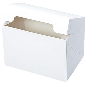 2 サイドオープンケーキ箱 シロ 1袋(10枚) HEIKO 【通販サイトMonotaRO】