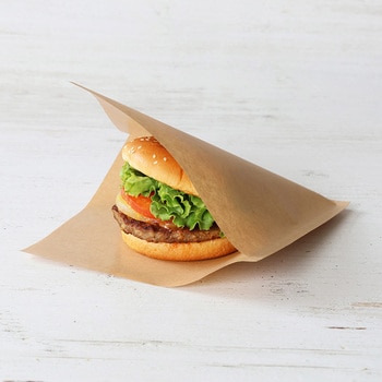 バーガー袋 未晒無地 HEIKO