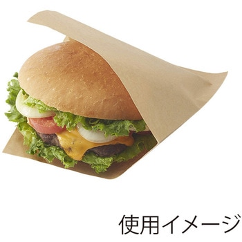 バーガー袋 未晒無地 HEIKO