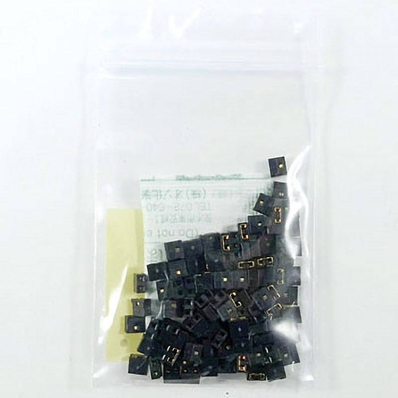 JS-1 黒 ジャンプソケット(2.54mmピッチ用) MAC8(マックエイト) 3A