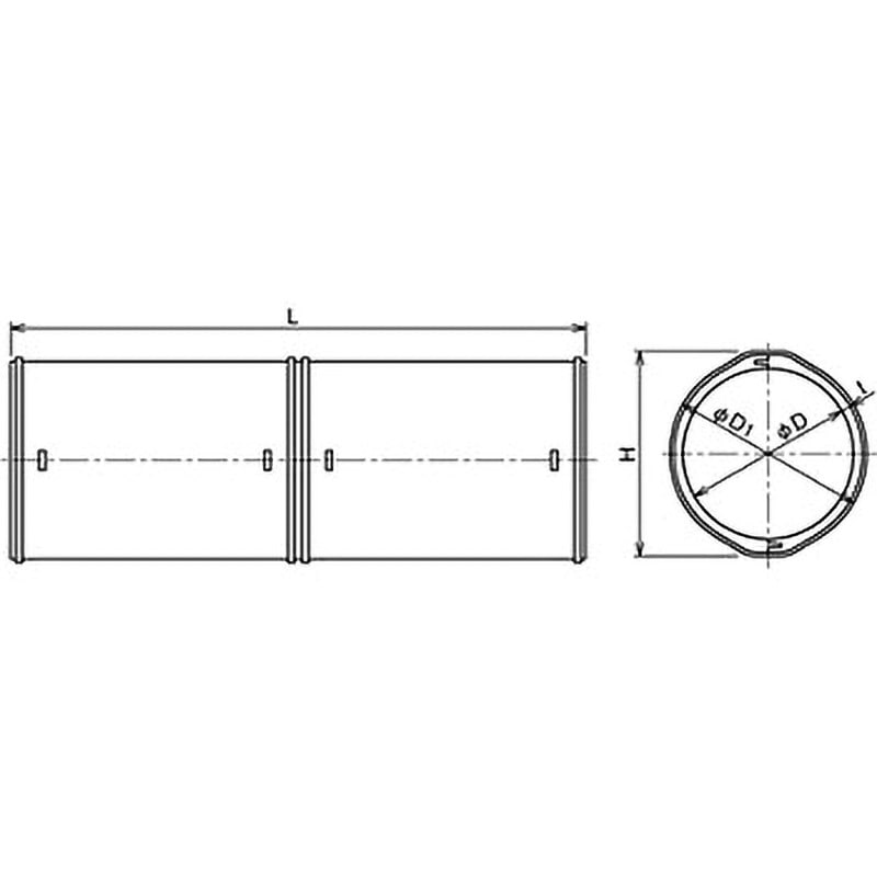 CU WK CU 割りカラー Aron(アロン化成) 呼び径150V