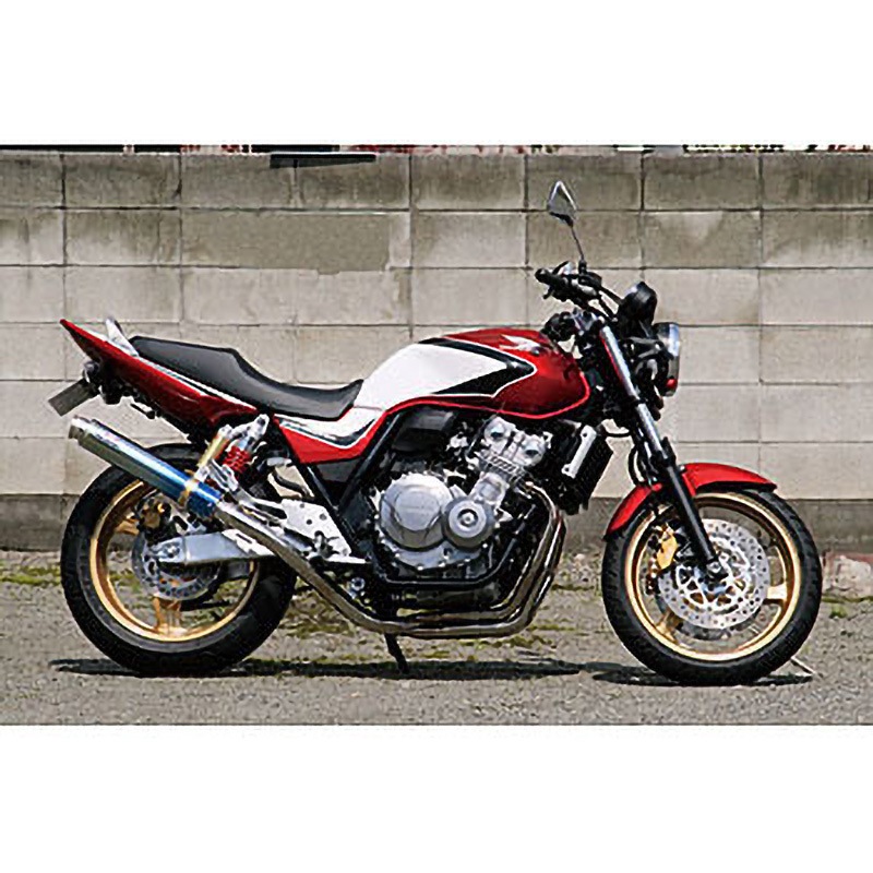 6504Z マフラー 80D-RAPTOR Titan RPM 適合車種CB400SF(REVO) 政府規格   6504Z