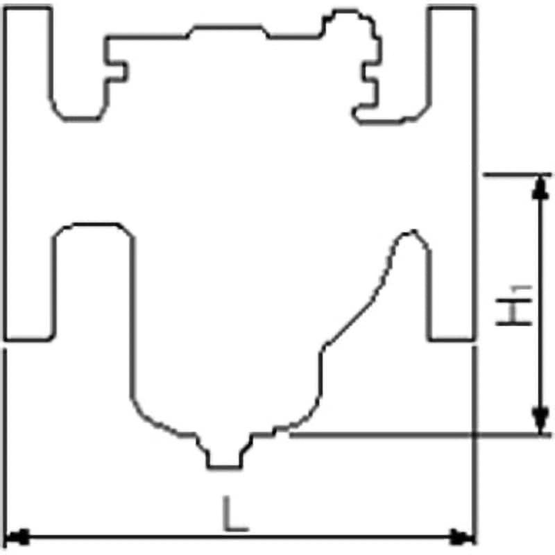 SU-20 ストレーナ SU-20 ヨシタケ U形 呼び径(B)2・1/2