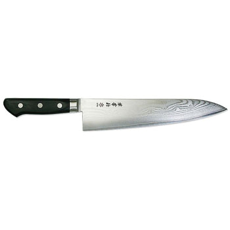 ダマスカス鋼　牛刀　270ミリ1080 燕三条製包丁の【藤次郎オンラインショップ】 / 藤次郎 CLASSIC