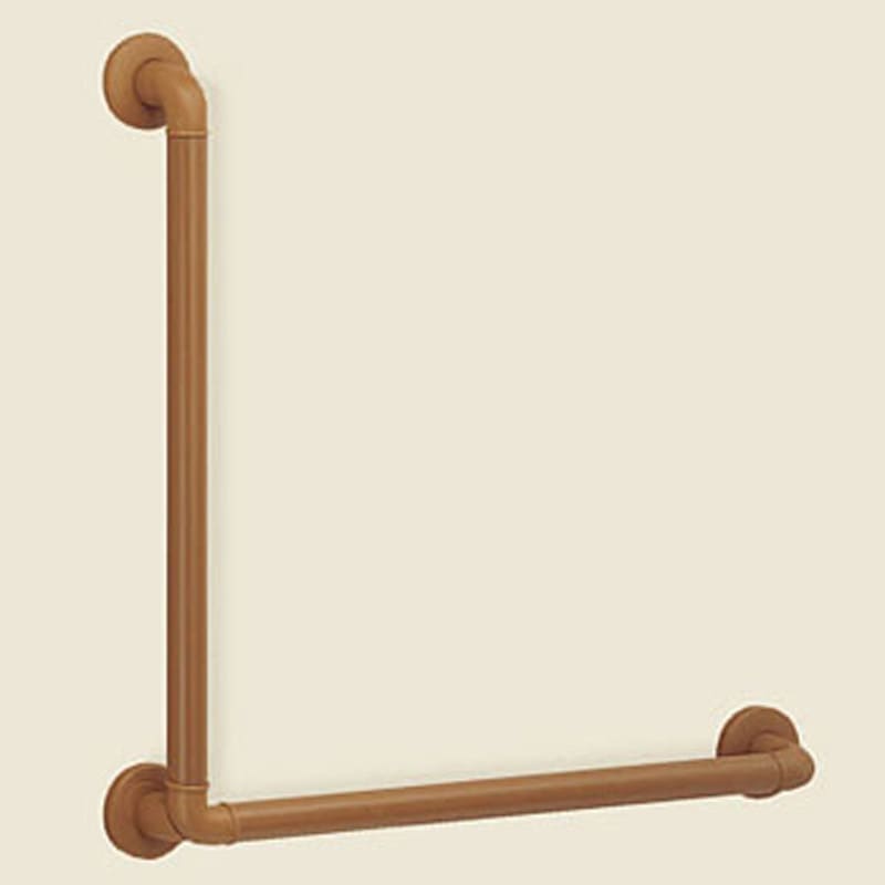 BR-171 どこでも手すりL形 シロクマ 呼び寸法600×400mm握り径32mm  BR-171