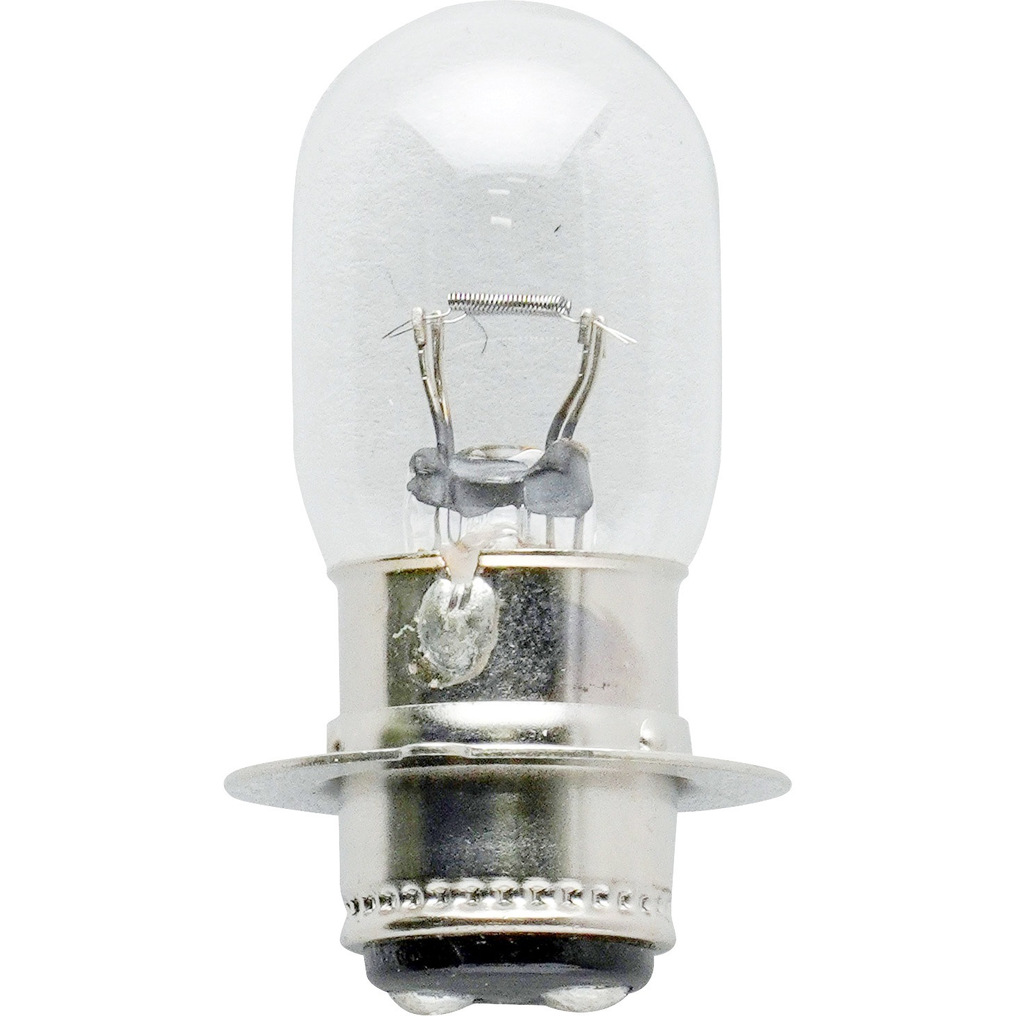 B2015 2輪車用ヘッド球 T19 12V(ダブル球) M&H クリア色 1箱(10