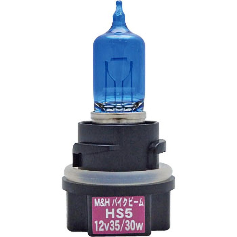 たーさん 115S6K 2輪車用高効率ハイパーハロゲン HS5 12V 1個 M&H 【通販