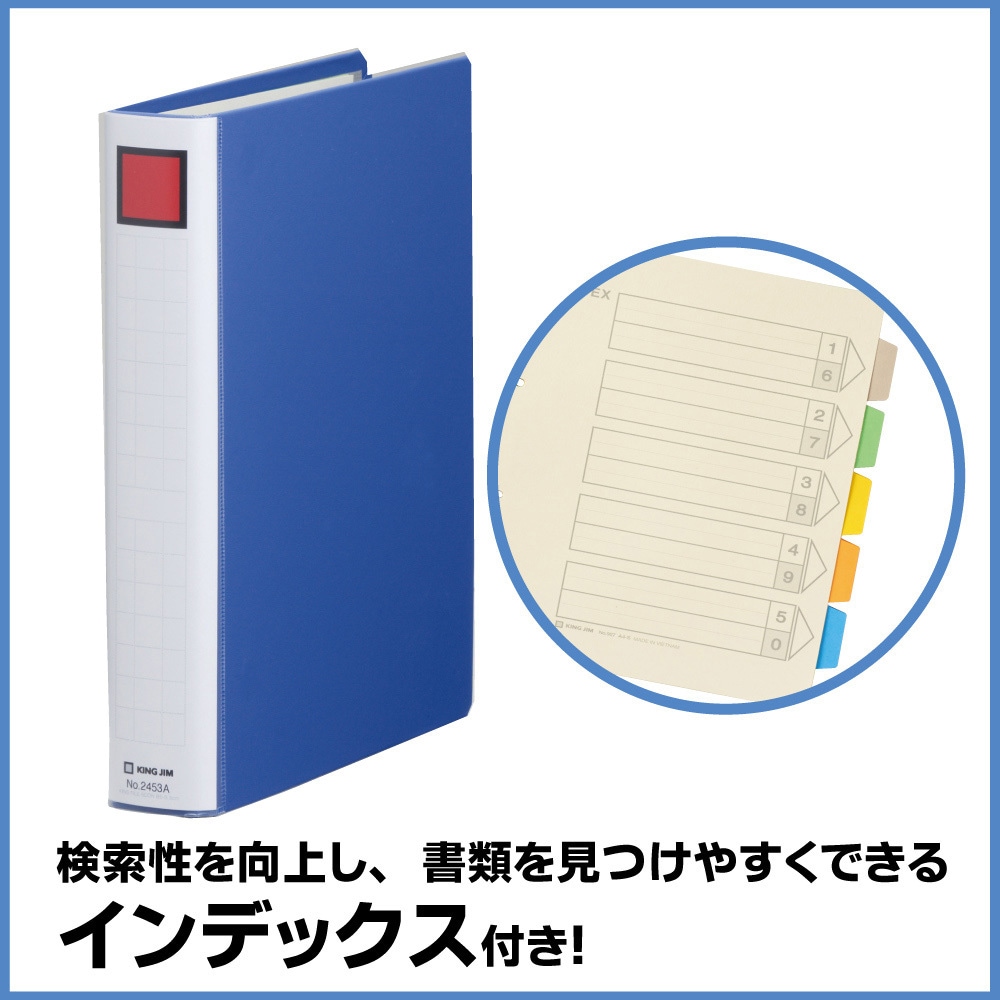 2453A キングファイル スーパードッチ＜脱・着＞イージー キングジム
