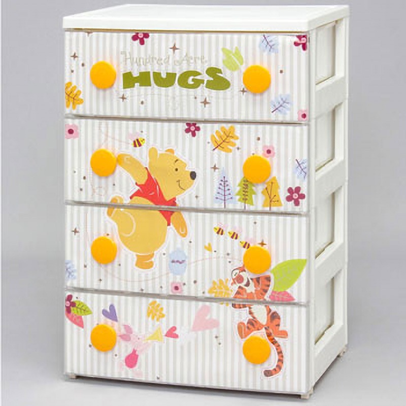 CHG-T554 キャラクターチェスト(くまのプーさんデザイン) 1台 アイリス