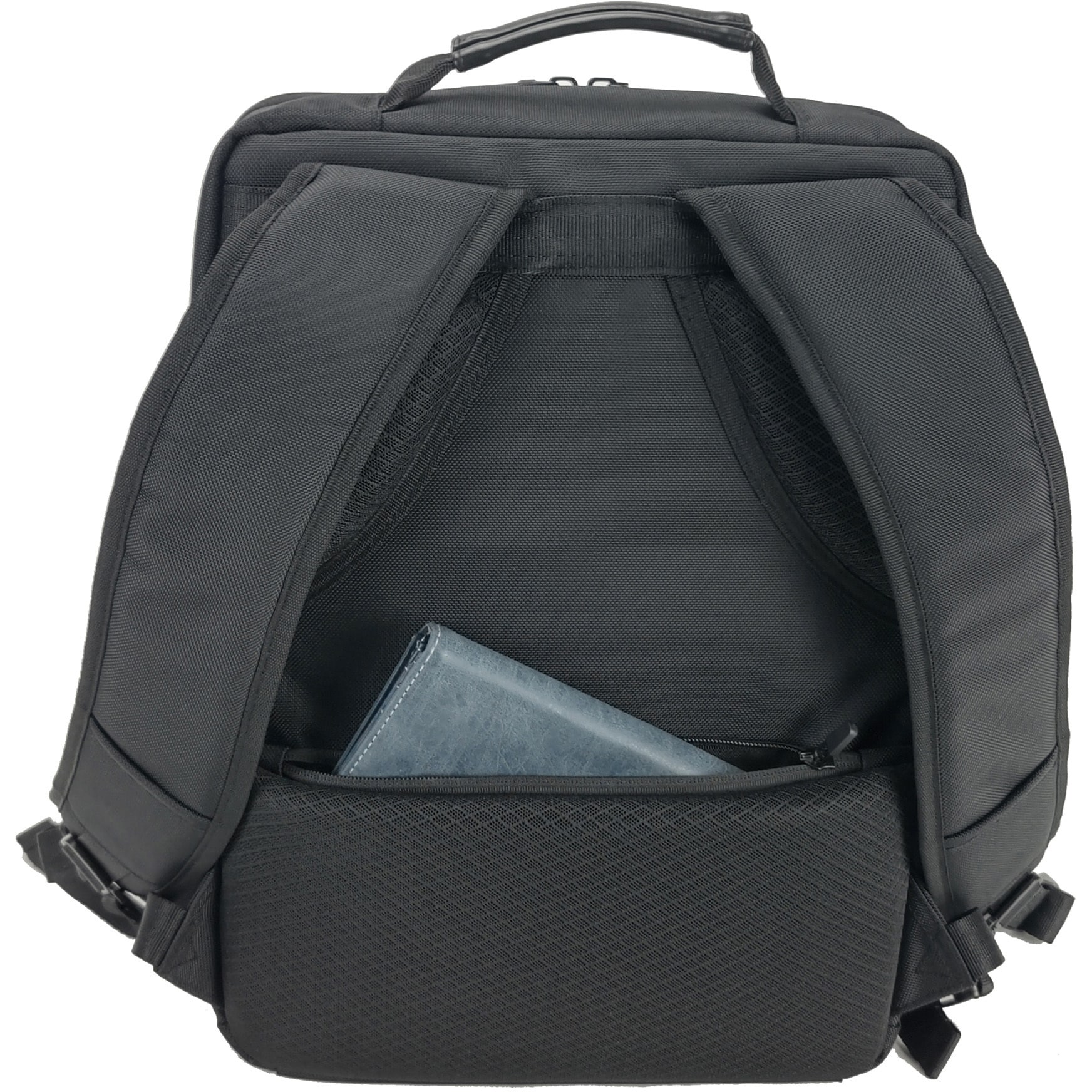 42583-01 1680D 多機能ビジネスリュック 平野鞄 容量12L クロ色 42583