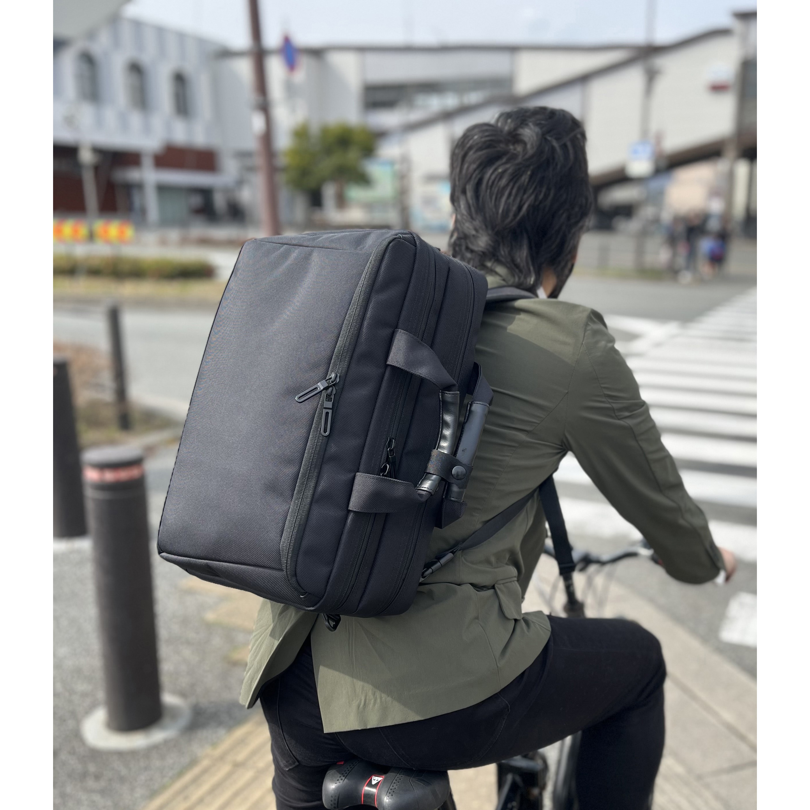 26706-03 1680D 3WAYビジネスバッグ 平野鞄 コン色 26706-03 - 【通販