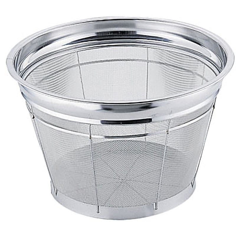 ◇業務用 33㎝ ステンレス 深型ざる 米あげザル 弁慶 18-8（5