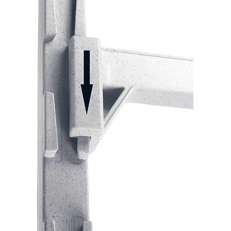 610ソリッド型 カムシェルビングセット 61×107×H 82cm 4段 業務用組立棚（9-1187-0104） 610ソリッド型 カムシェルビングセット 61×107×H 82cm 5段