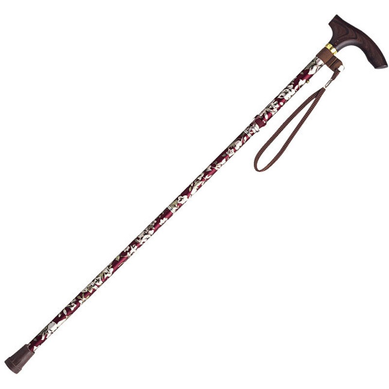 EOP-105 ワイン ハッピーステッキ(折りたたみ杖高さ調節付) 1本 幸和製作所 【通販モノタロウ】