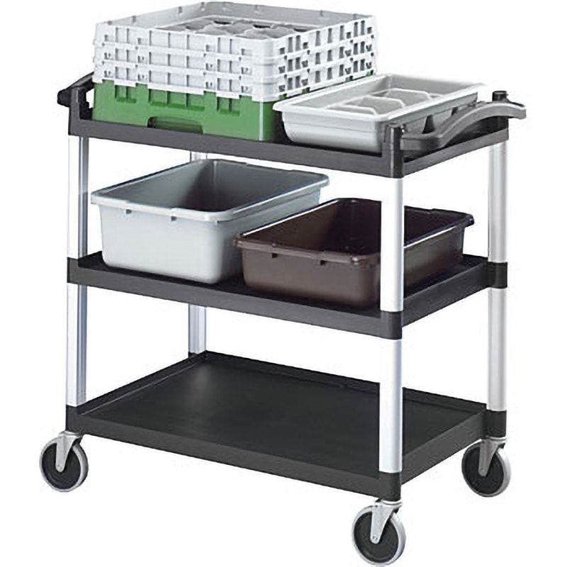 キャンブロ ＫＤユーティリティカート ＢＣ３４０ＫＤ ブラック （HKC6202） | 遠藤商事(Endo Shoji) キャンブロ KDユーティリティカート