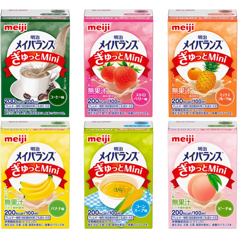 6種×4本入 明治 メイバランスぎゅっとMini アソートBOX 1セット 明治